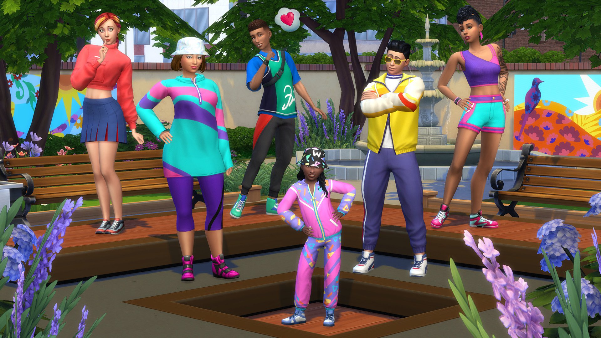 ESD The Sims 4 Retro styl 