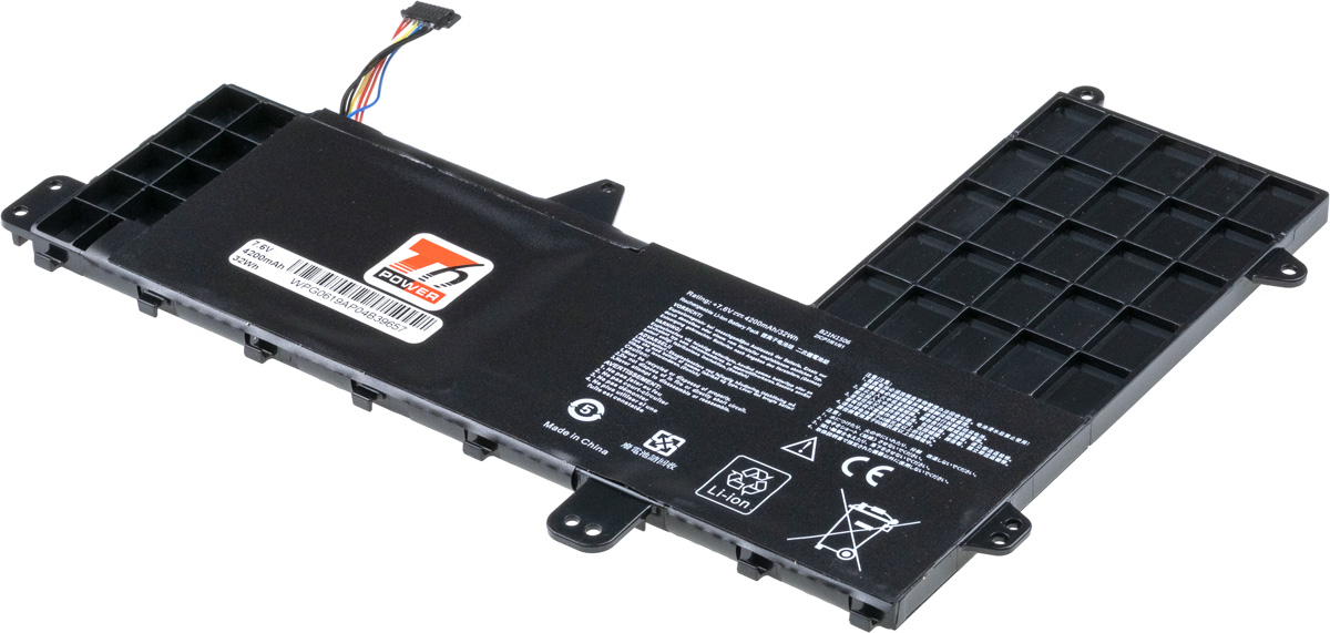 Batéria T6 Power Asus VivoBook E502MA, F502MA, X502MA séria, 4200mAh, 32Wh, Li-pol, 2cell