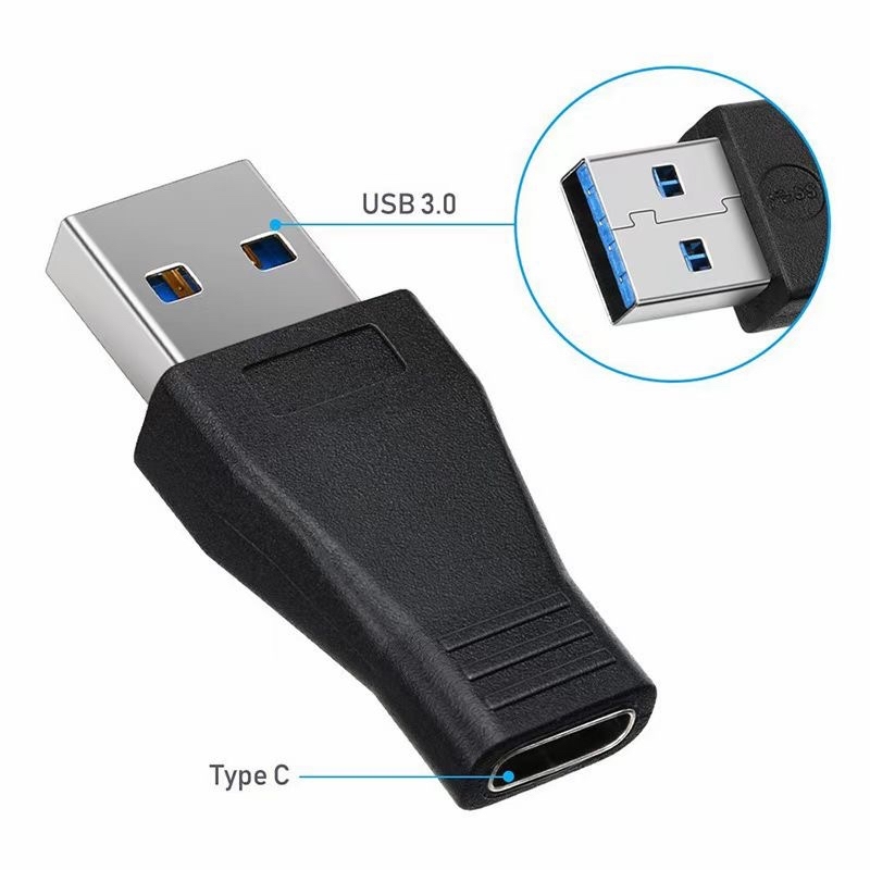 PremiumCord adaptér USB-A 3.0 - USB-C M/ F 