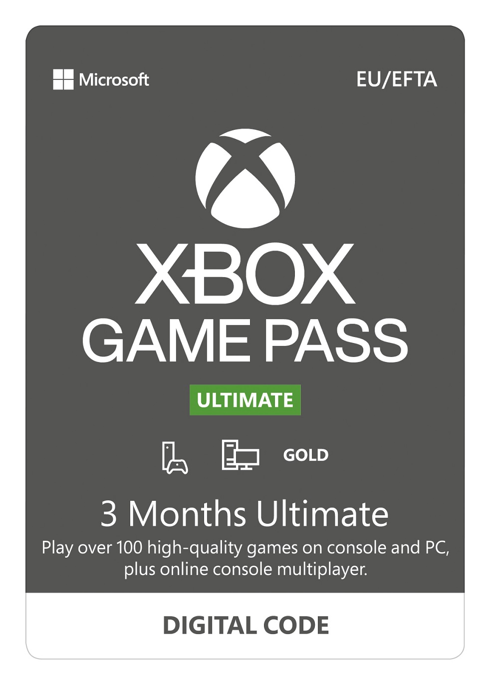 ESD XBOX - Game Pass Ultimate - předplatné na 3 měsíce (EuroZone) 