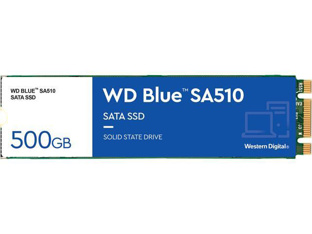 WD Blue SA510/ 500GB/ SSD/ M.2 SATA/ 5R