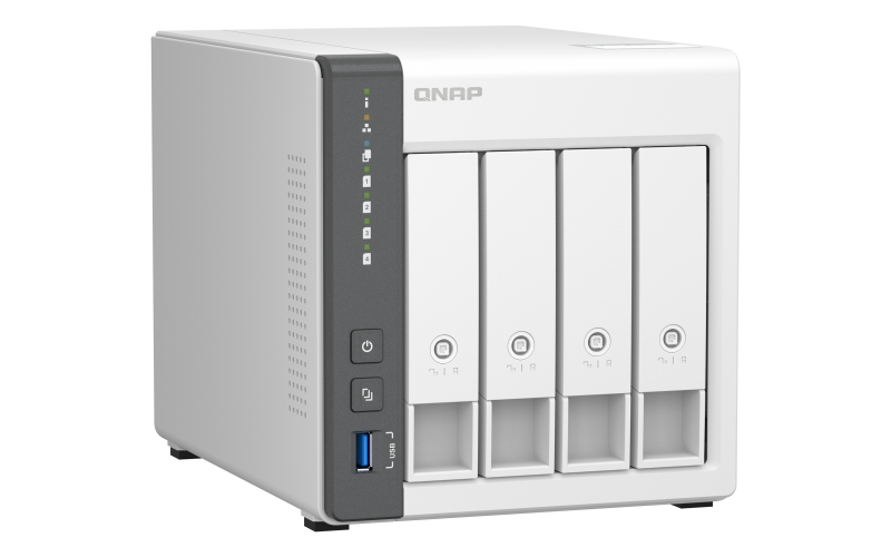 QNAP TS-433-4G (ARM 4core 2, 0GHz, 4GB RAM, 4x SATA, 1x GbE, 1x 2, 5GbE, 2x USB 2.0, 1x USB 3.2) 