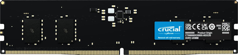 Crucial/ DDR5/ 8GB/ 4800MHz/ CL40/ 1x8GB