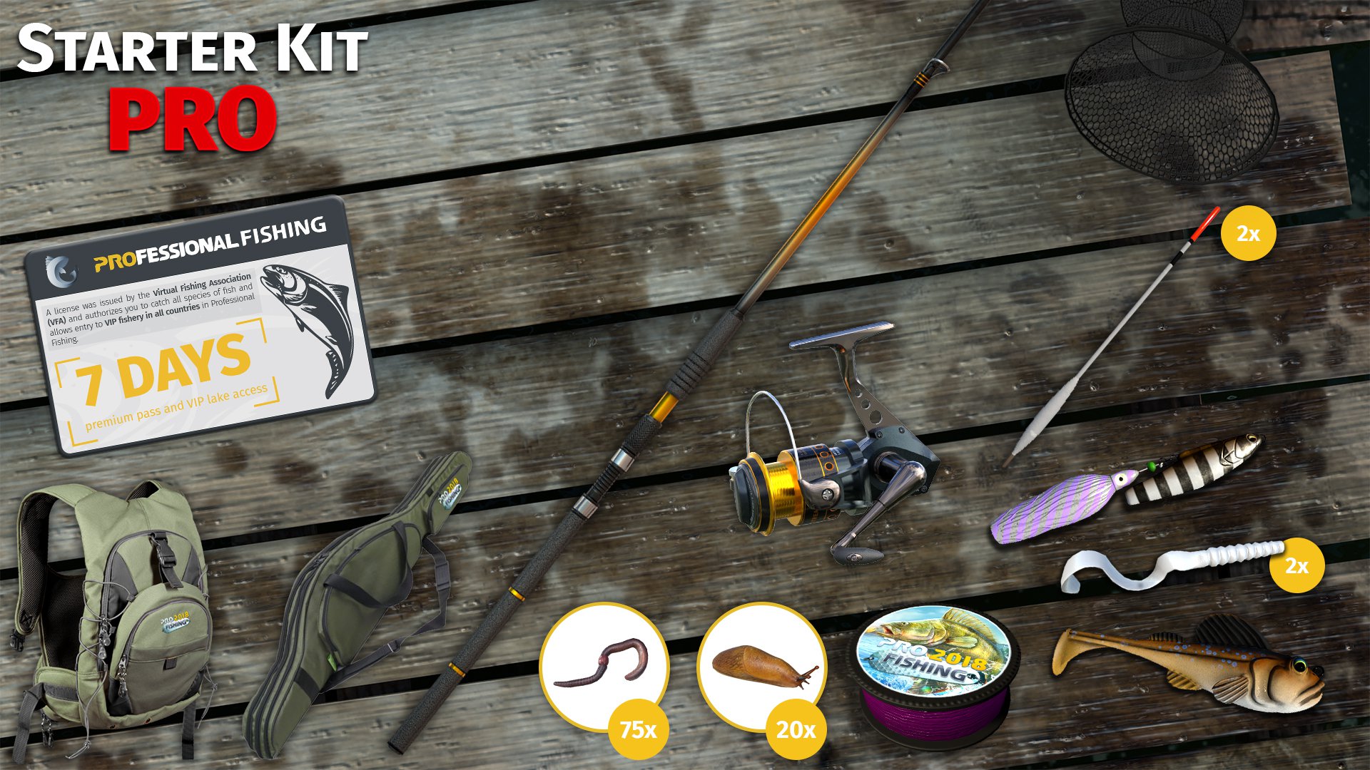 ESD Professional Fishing Starter Kit Pro 