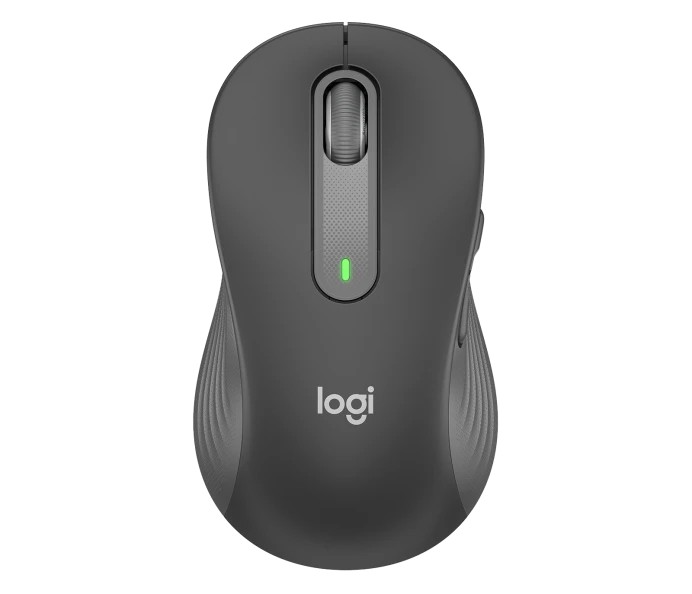 Logitech M650L/ Kancelárska/ Laserová/ Pre ľavákov/ Bezdrôtová USB + Bluetooth/ Šedá