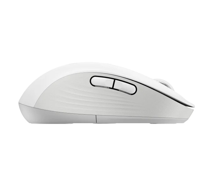 Logitech M650L/ Kancelárska/ Laserová/ Pre ľavákov/ Bezdrôtová USB + Bluetooth/ Biela 