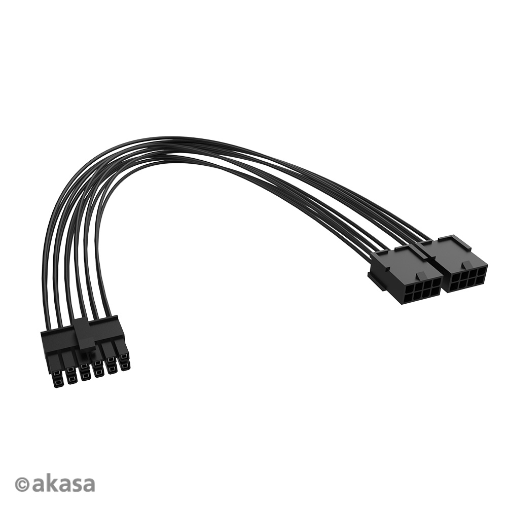 AKASA - PCIe 12-Pin na Dual 8-Pin adaptér 