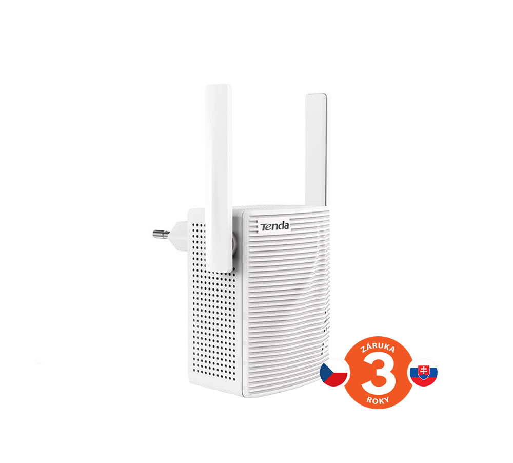 Tenda A18 - WiFi Range Extender AC1200 Dual Band, opakovač 1200 Mb/ s, 1x LAN 100 Mb/ s, WPS, 2x 2dBi