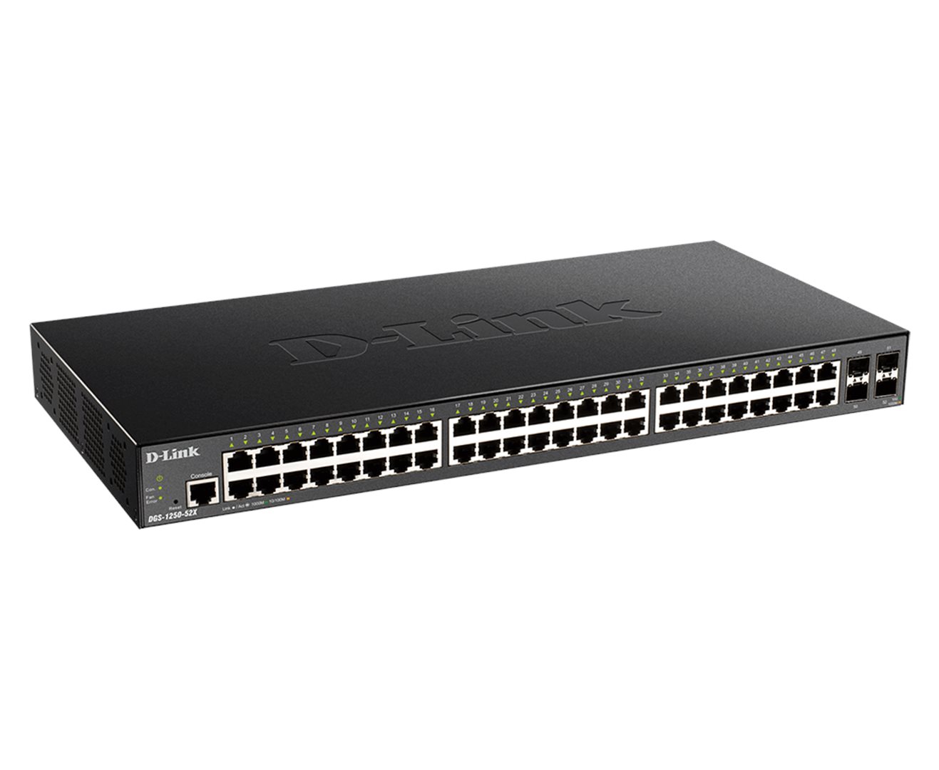 D-Link DGS-1250-52X 48-port Gigabit Smart Managed Switch with 4x 10G SFP+ ports 