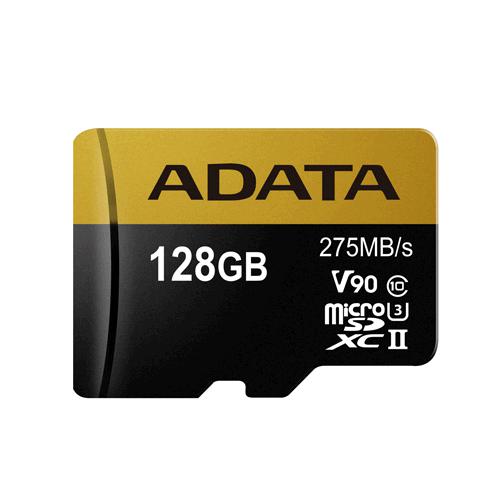 Adata/ micro SDXC/ 128GB/ 275MBps/ UHS-II U3 ??/ Class 10/ + Adaptér