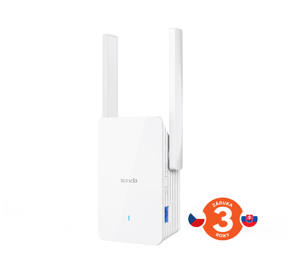 Tenda A27 - WiFi Range Extender AX1800 WiFi 6, opakovač 1775 Mb/ s, 1x GLAN 1 Gb/ s, WPS, 2x 5dBi, WPA3