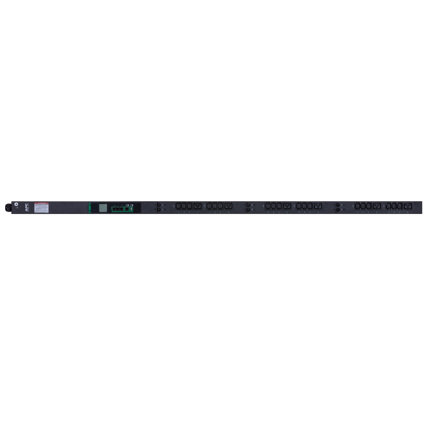 APC Easy PDU,  spínaná,  Zero U,  22kW,  230V,  (18)C13 a (6)C19,  IEC 60309 32A 3P + N + PE (2m)