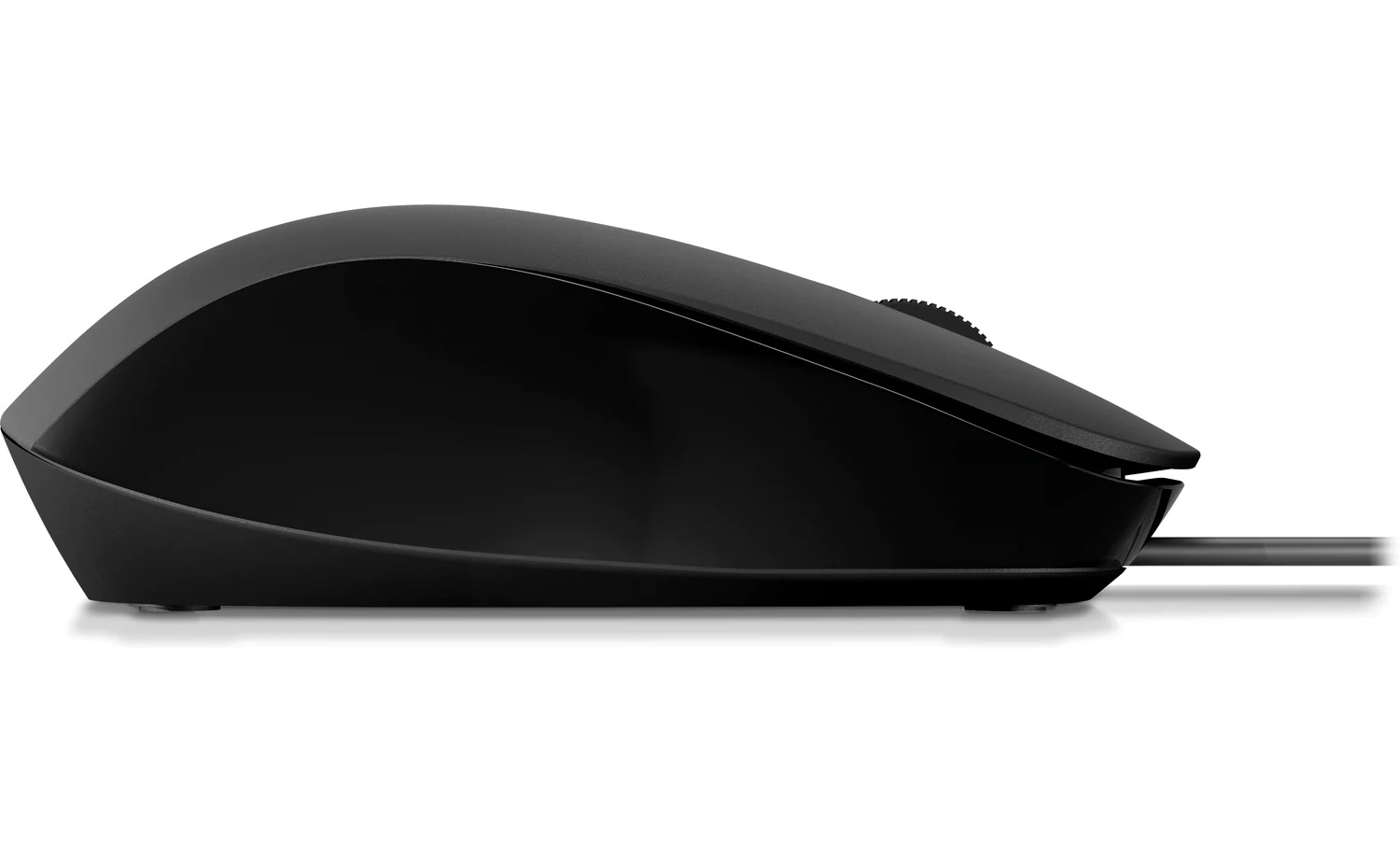 HP 150 Mouse/ Kancelárska/ Optická/ 1 600 DPI/ Drôtová USB/ Čierna 