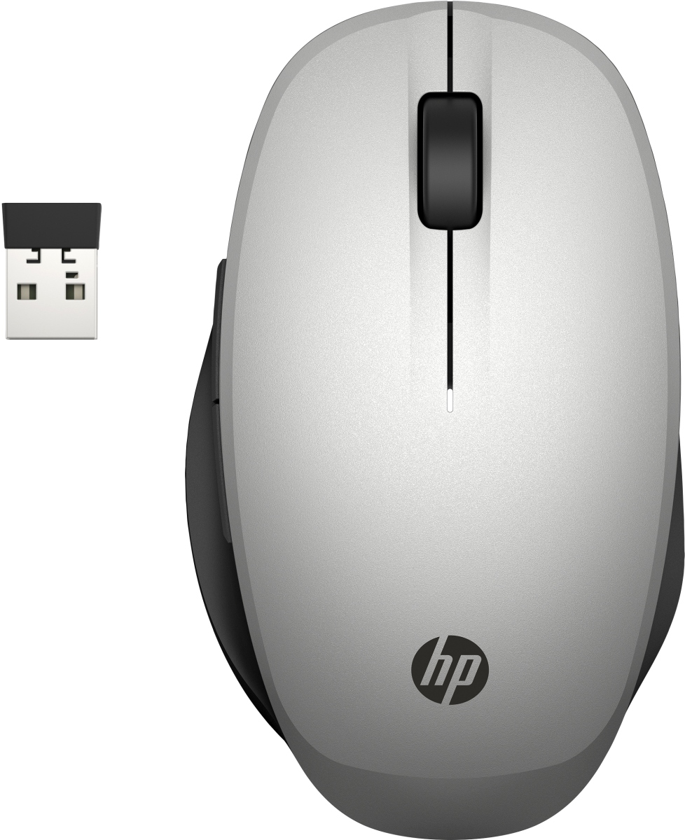 HP wireless mouse/ dual-mode/ silver