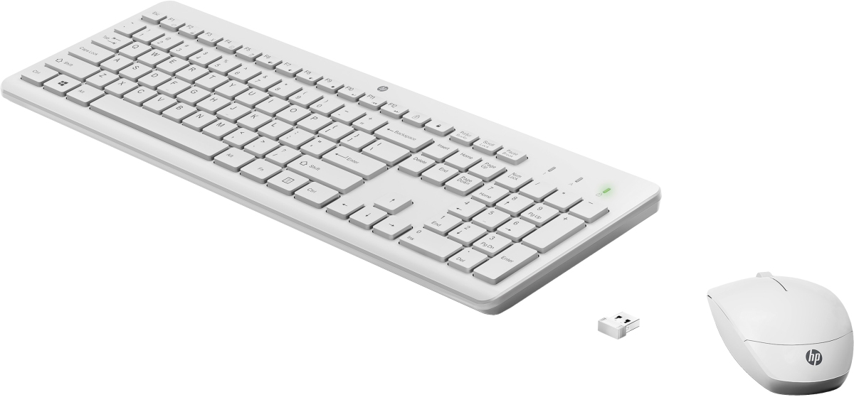 HP 230 klávesnice a myš/ bezdrátová/ white 