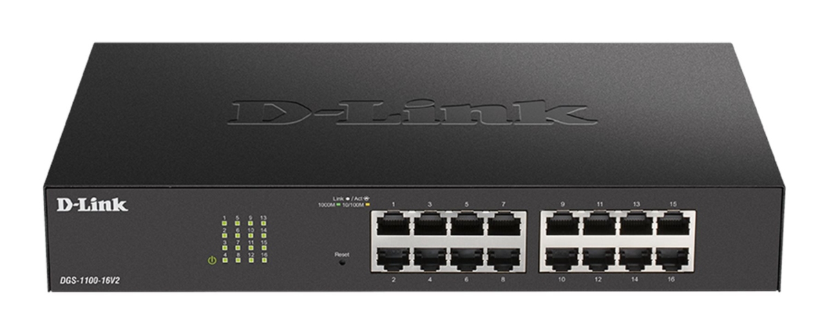 D-Link DGS-1100-16V2 Easy Smart Switch 10/ 100/ 1000