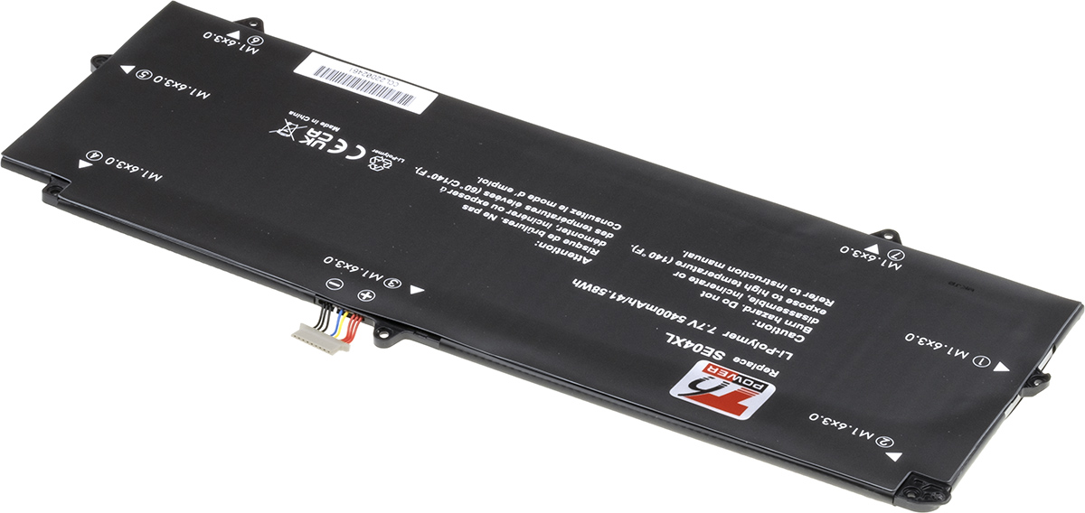 Batéria T6 Power HP Pro X2 612 G2, 5400mAh, 41Wh, 2cell, Li-pol 