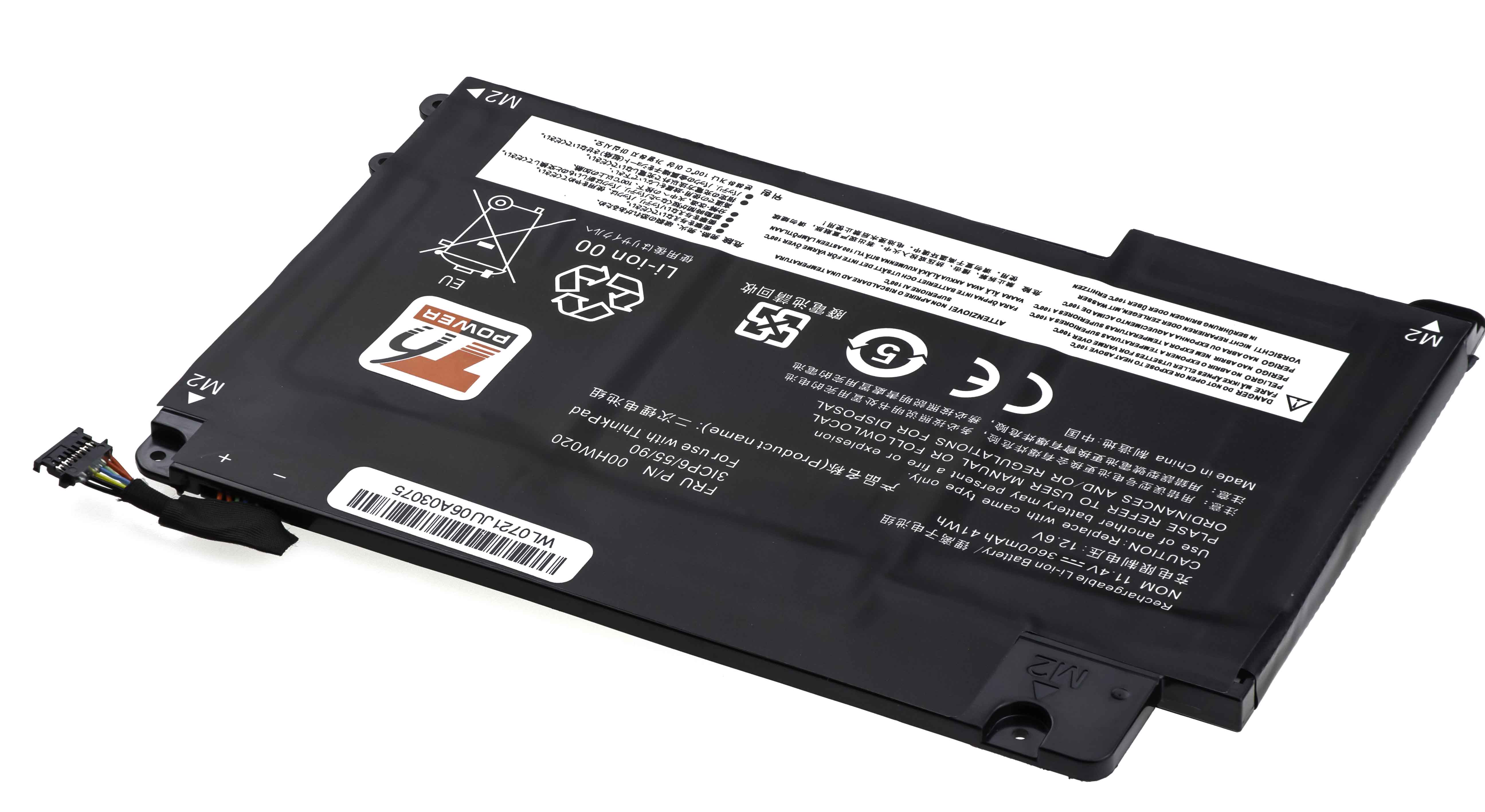 Batéria T6 Power Lenovo ThinkPad P40, Yoga 460, 4540mAh, 53Wh, 3cell, Li-pol 