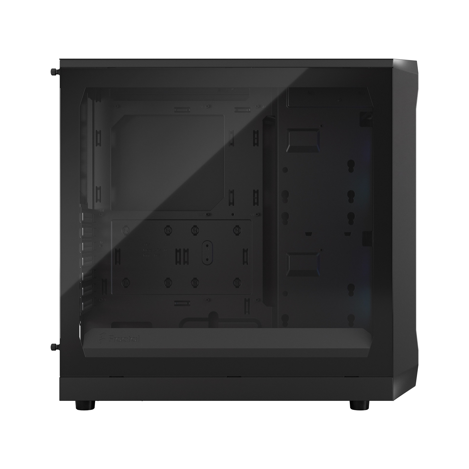 Fractal Design Focus 2 RGB Black TG Clear Tint/ Midi Tower/ Transpar./ Čierna 