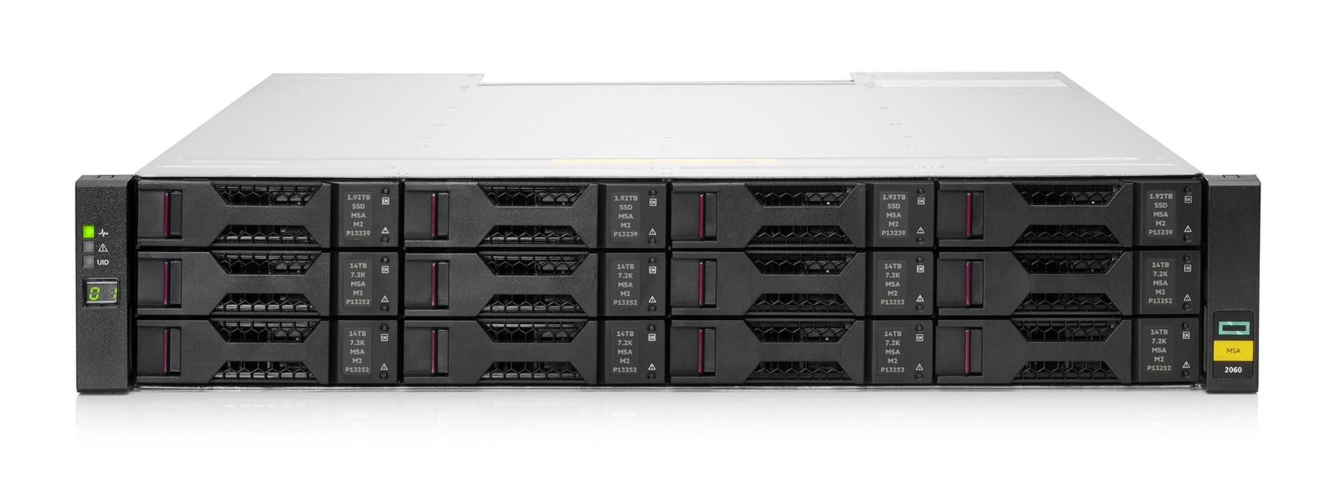 HPE MSA 2060 SAS 12G 2U 12-disk LFF Drive Enclosure (two 0.5m cables)