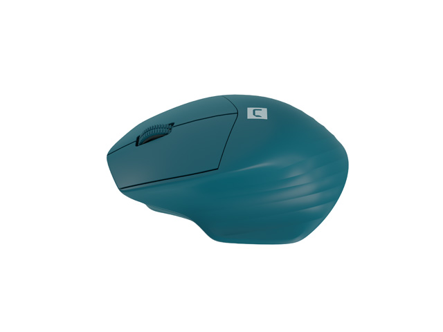 Natec optická myš SISKIN 2/ Kancelárska/ Optická/ Pre pravákov/ 1 600 DPI/ USB+BT/ Modrá 