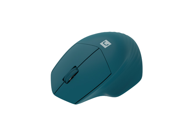 Natec optická myš SISKIN 2/ Kancelárska/ Optická/ Pre pravákov/ 1 600 DPI/ USB+BT/ Modrá 