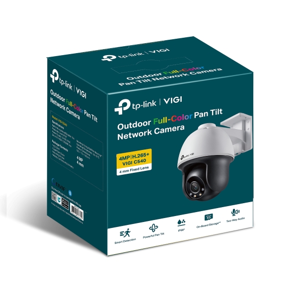 VIGI C540(4mm) 4MP Outdoor farebná Pan/ Tilt network camera 