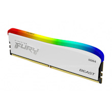 Kingston FURY Beast White/ DDR4/ 16GB/ 3200MHz/ CL16/ 1x16GB/ RGB/ White 