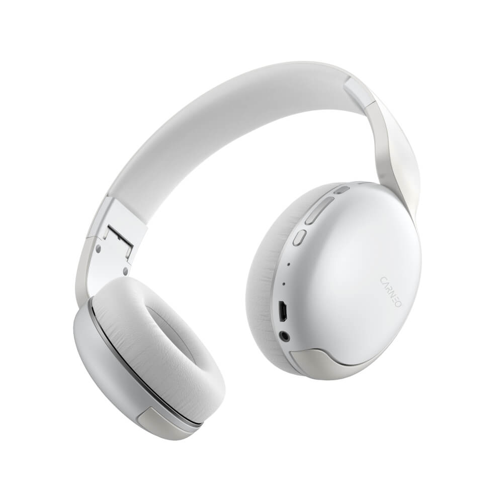 CARNEO S10 DJ/ Stereo/ Jack/ Drôt/ BT/ Bezdrať/ Biela 
