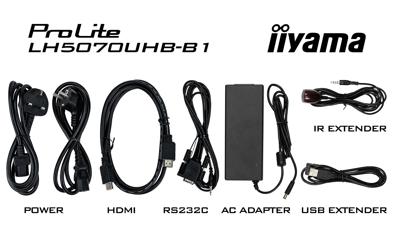 50" iiyama LH5070UHB-B1: VA, 4K UHD, Android, 24/ 7 