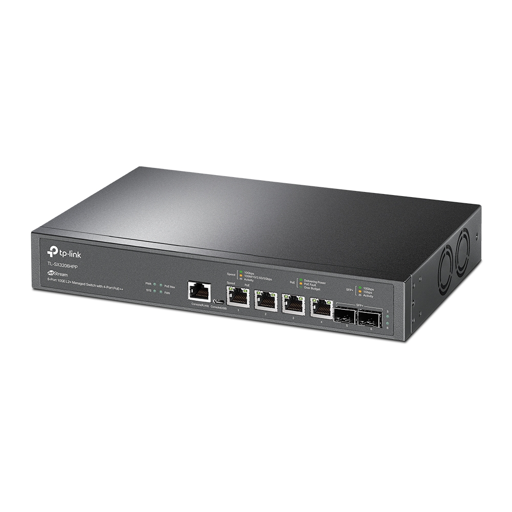 TP-Link TL-SX3206HPP 4x10G 2xSFP+ L2+ POE++ Omada SDN 