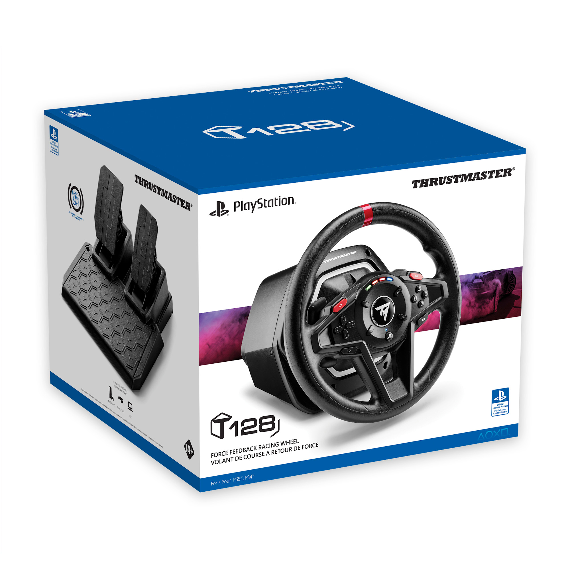 Thrustmaster sada volantu a pedálov T128 pre PC, PS4 a PS5 