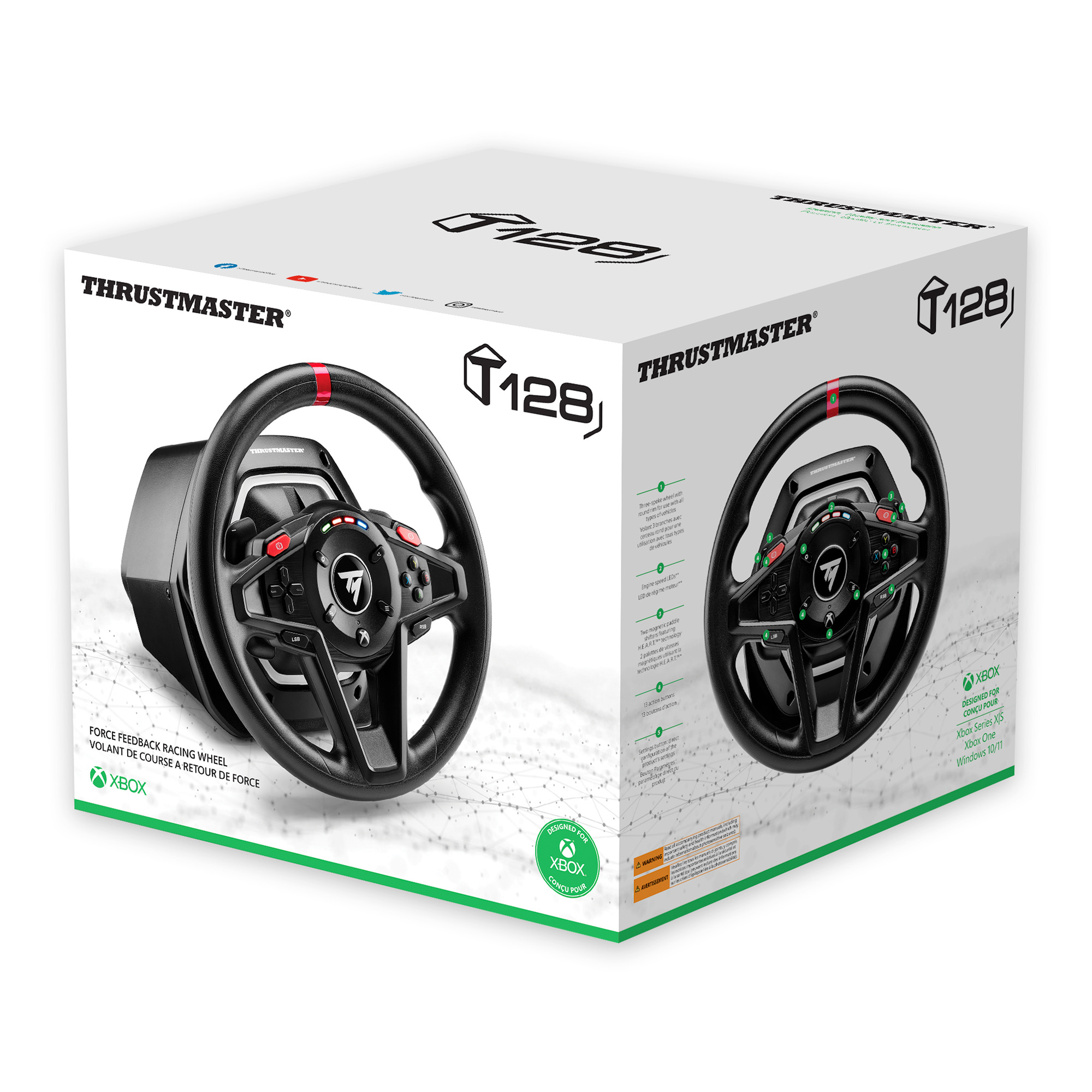 Thrustmaster sada volantu a pedálov T128 pre PC, Xbox One a Xbox Series S|X 