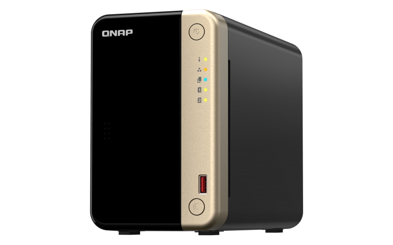 QNAP TS-264-8G (4core 2, 9GHz, 8GB RAM, 2x SATA, 2x M.2 NVMe, 1x PCIe, 2x 2, 5GbE, 1x HDMI 4K, 4x USB) 