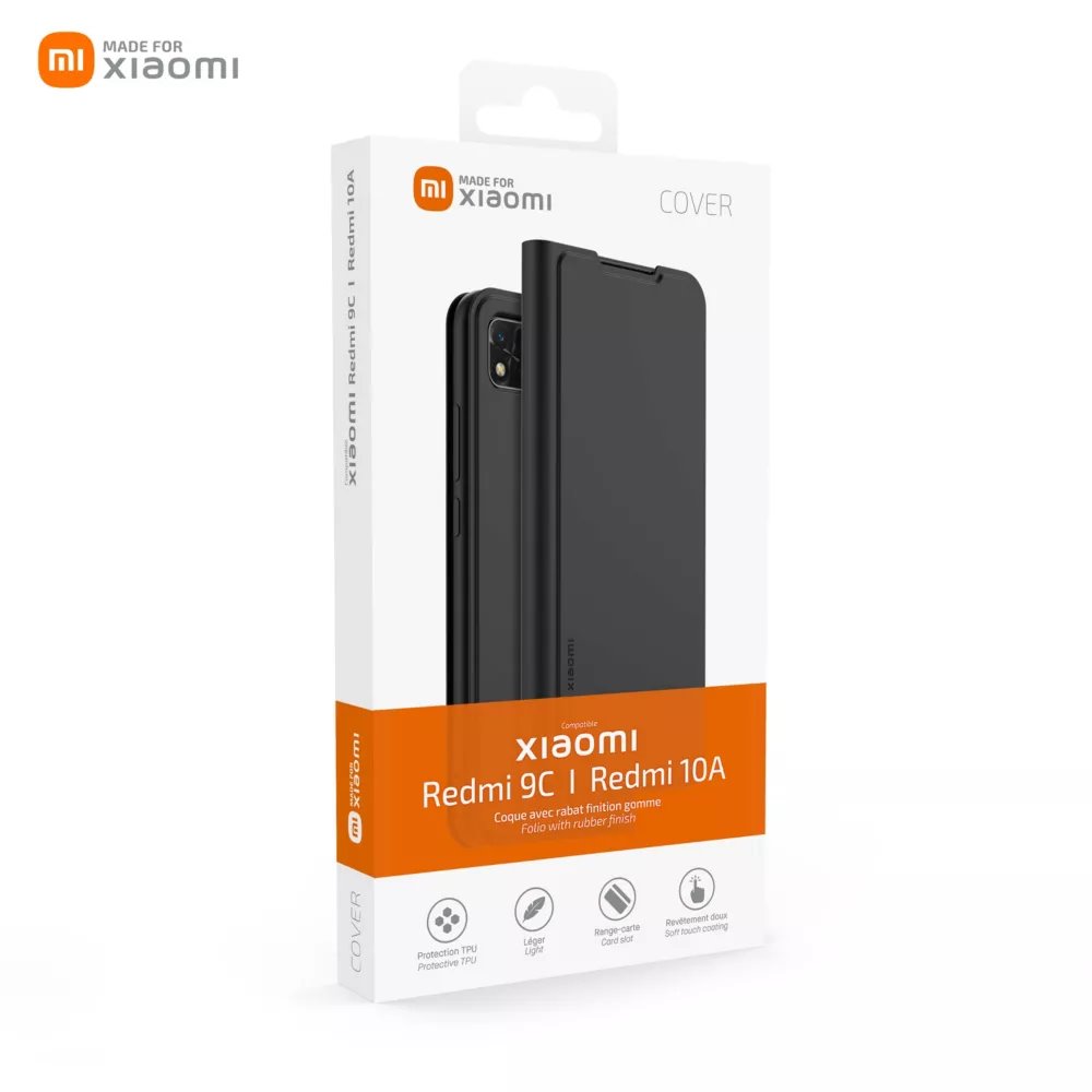 Made for Xiaomi Book Puzdro pre Xiaomi Redmi 9C/ 10A Black 