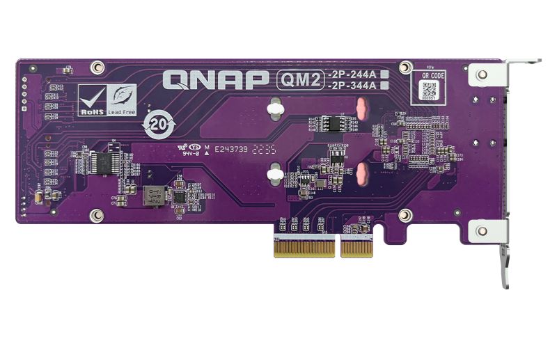 QNAP QM2 Card - QM2-2P-344A 