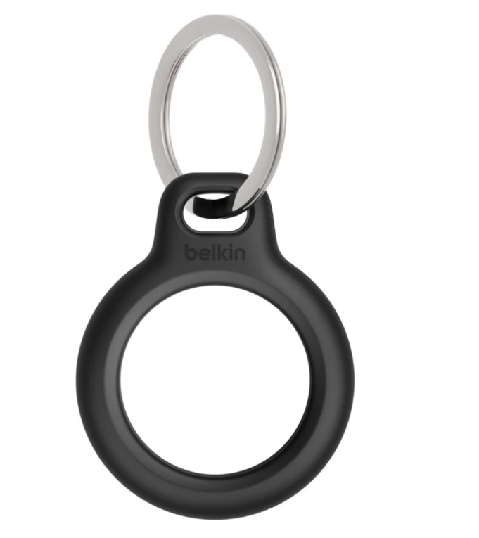 Belkin pouzdro s kroužkem na klíče pro Airtag černé 