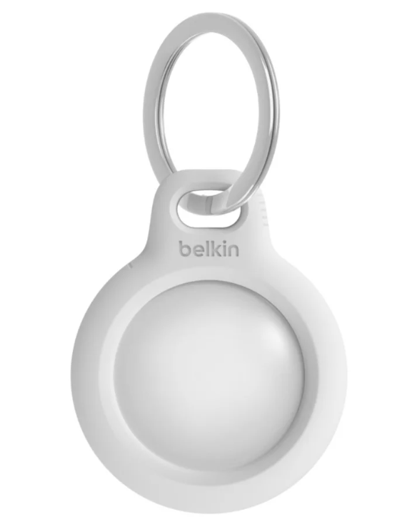 Belkin puzdro s krúžkom na kľúče pre Airtag biele 