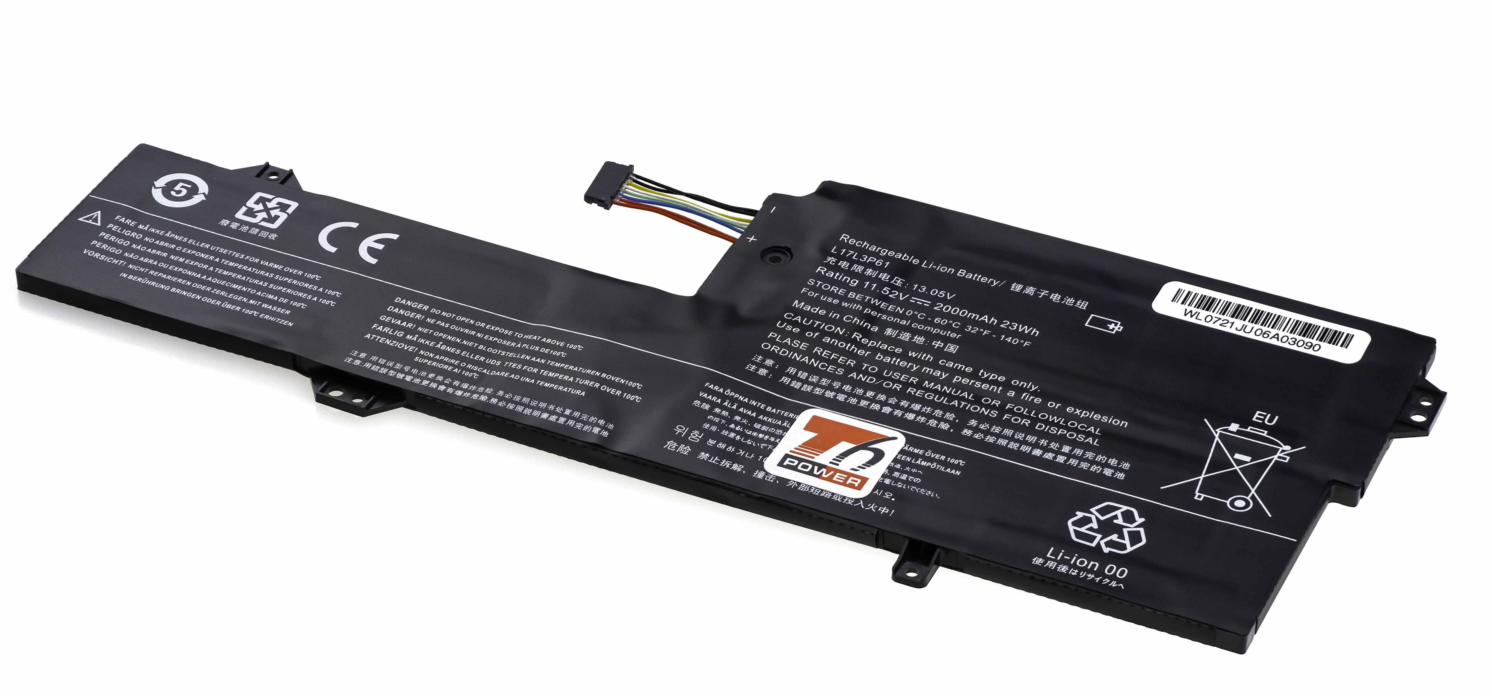Batéria T6 Power Lenovo Yoga 720-12IKB, IdeaPad 320S-13IKB séria, 3166mAh, 36Wh, 3cell, Li-Pol