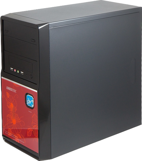 AMEI Case AM-C1002BR (black/ red) - Color Printing 