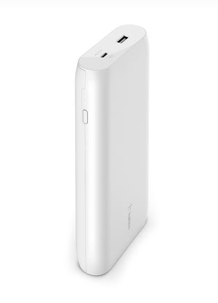 Belkin powerbanka 20 000 mAh 30W PD biela