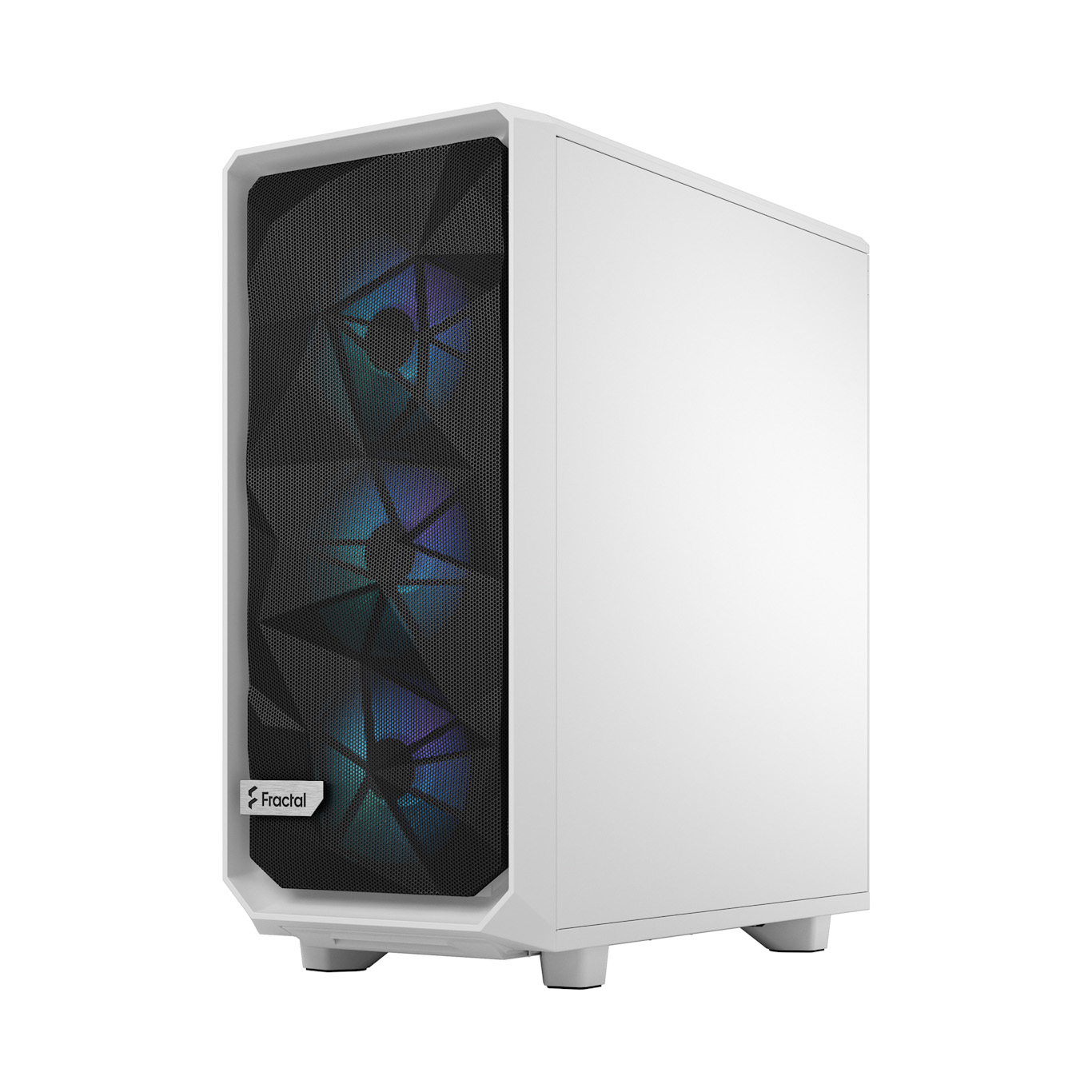 Fractal Design Meshify 2 Compact RGB White TG Clear Tint/ Midi Tower/ Transpar./ Biela 