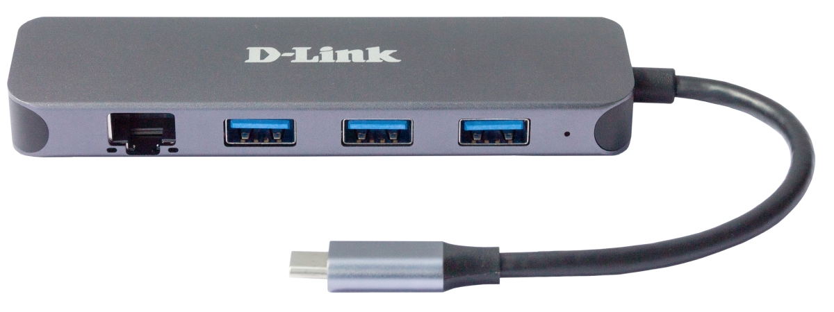 D-Link 5-in-1 USB-C Hub with Gigabit Ethernet/ Power Delivery 