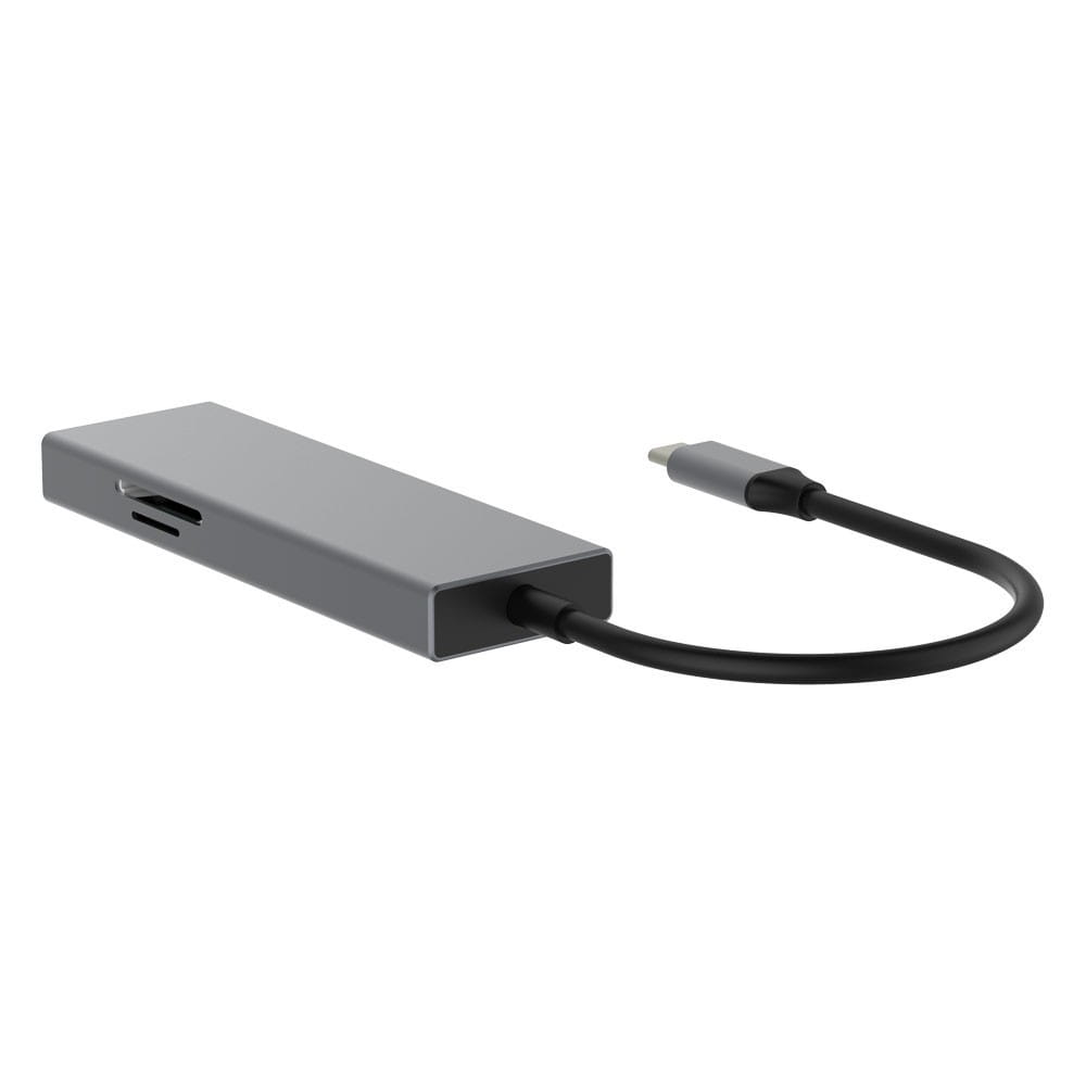 TB USB-C 7v1 adapter USB 3.0, 2xUSB 2.0, HDMI, PD, SD/ TF 