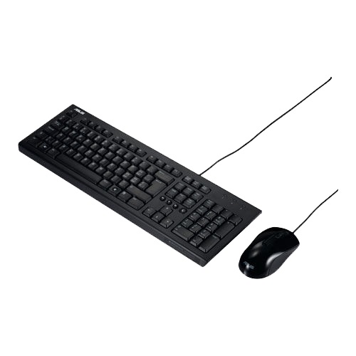 ASUS U2000 KEYBOARD+ MOUSE/ BK/ CZ 