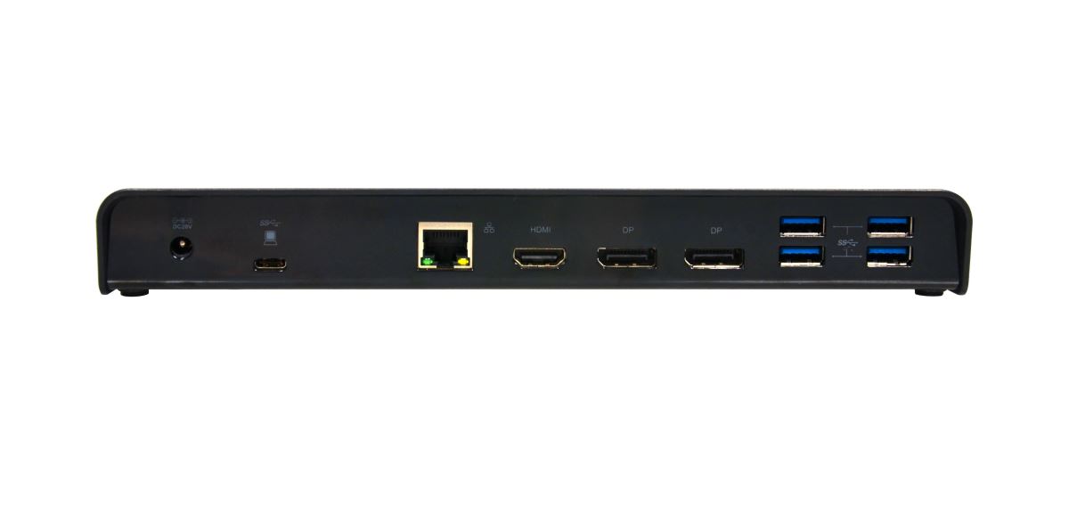 PORT CONNECT Dokovací stanice 11v1, 3x 4K USB-C + USB 3.0 