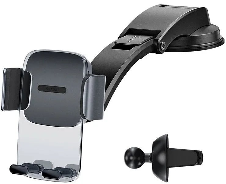 Baseus SUYK000001 Easy Control Phone Holder for Air Vent/ Dashboard Black 