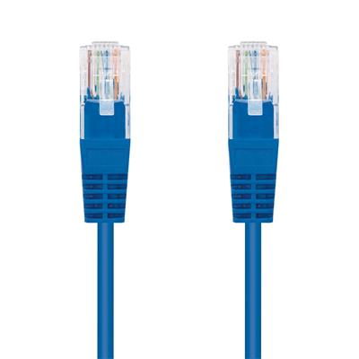 Kábel C-TECH patchcord Cat5e, UTP, modrý, 0, 25 m