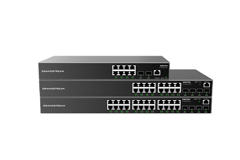 Grandstream GWN7803 Managed Network Switch 24 x 1Gbps portů, 4 SFP porty 