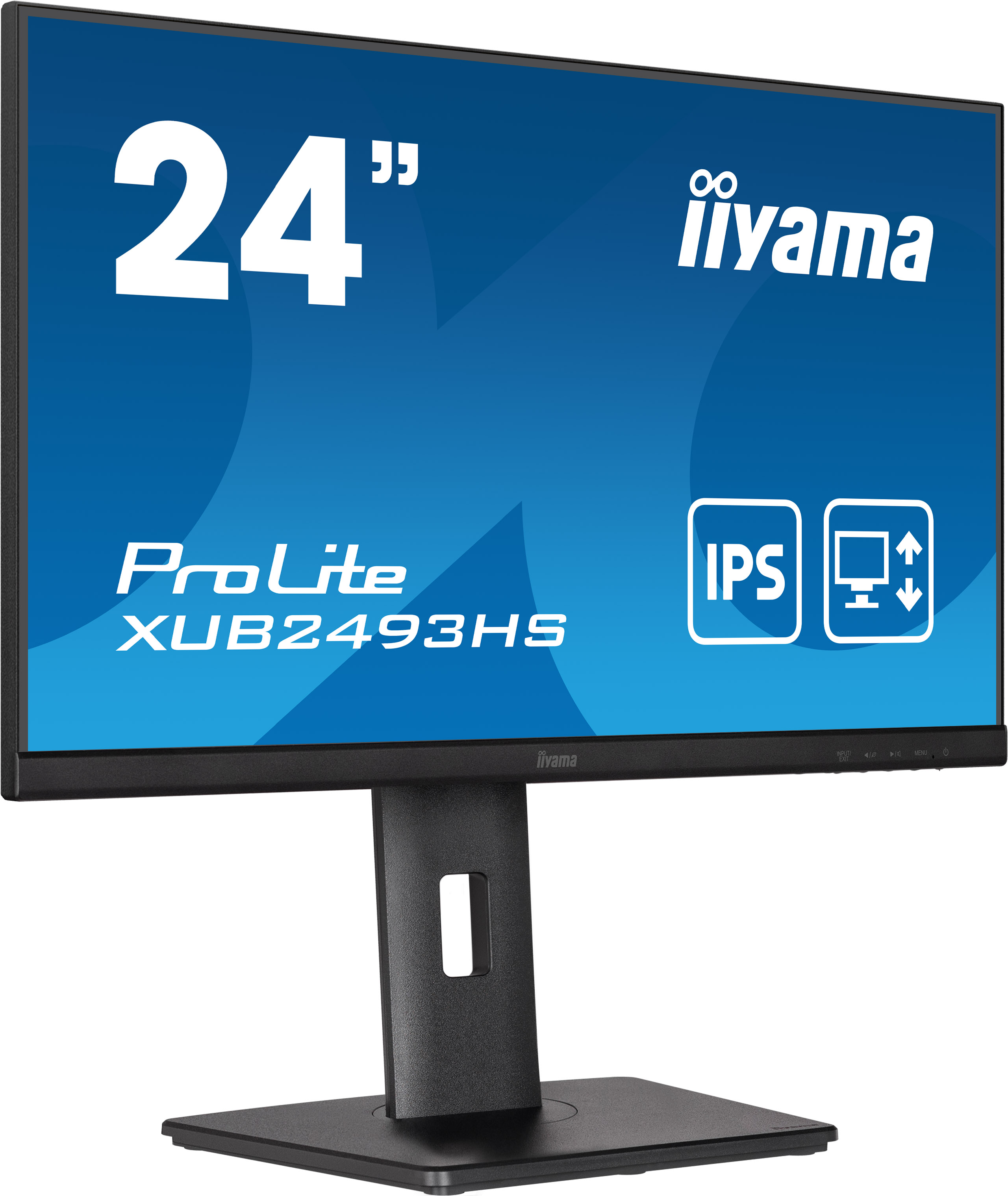 iiyama ProLite/ XUB2493HS-B5/ 23, 8"/ IPS/ FHD/ 75Hz/ 4ms/ Black/ 3R 